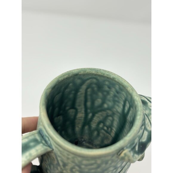Handmade Art Pottery Green Lizard Mug Unique Ceramic Coffee Cup - Picture 7 of 13